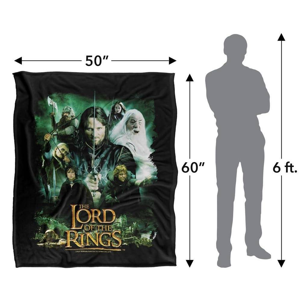 The Lord Of The Rings Hero Supersoft Blanket - 147cm x 91cm - Image 4