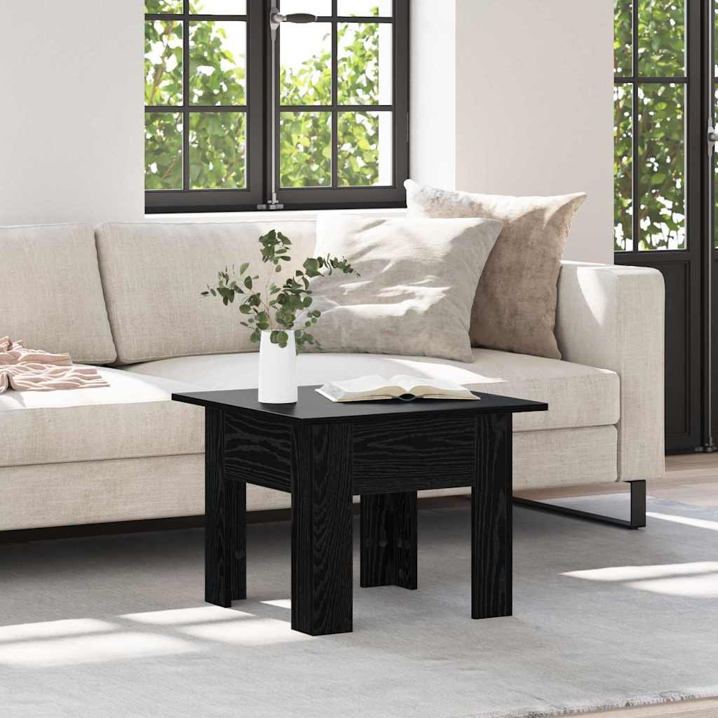 Walplus Coffee Table - Black Oak - 55 x 55 x 42 cm - Image 3