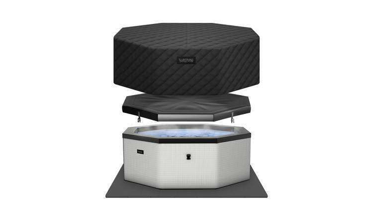 Wave Como 6-Person Eco Foam Hot Tub with EnergySave Bundle - Graphite Grey