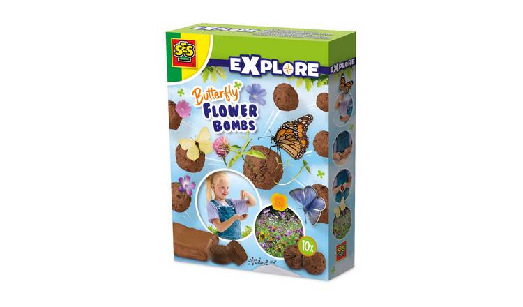 SES Creative Butterfly Flower Bombs Craft Set