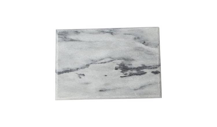 Orsina Salerno Marble Chopping and Serving Board - White