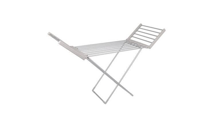 Harbour Housewares Electric Heated Clothes Airer - 50Hz 220W - Silver