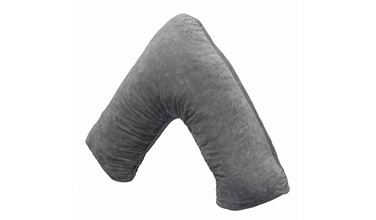 Aamira V Shape Memory Foam Support Pillow 140cm - Grey