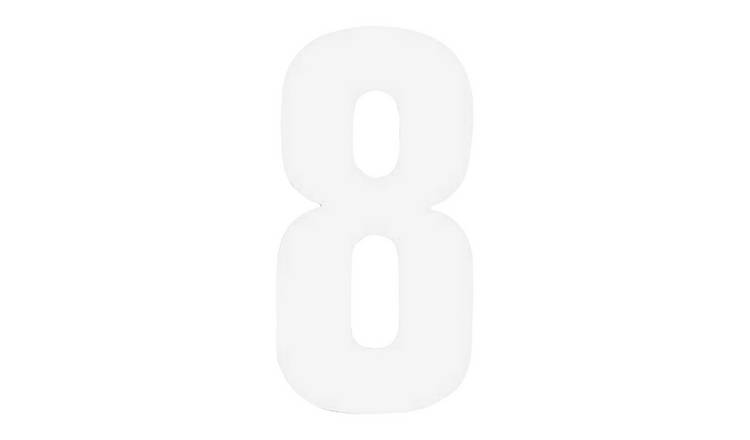 Securit 8 Bin Number Pack of 2 - White