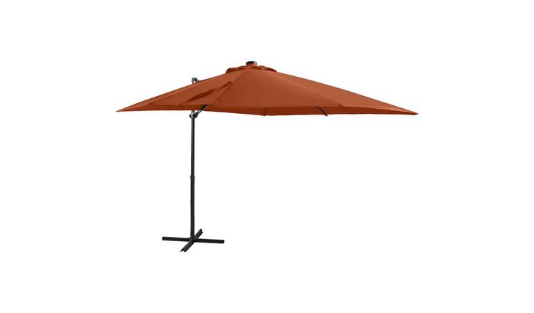 Walplus Cantilever Parasol - Terracotta - 250 x 230 cm