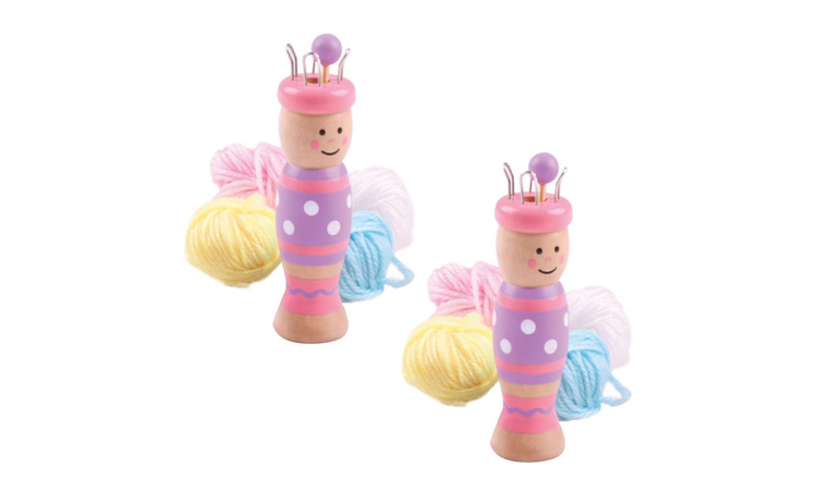 Bigjigs Toys French Knitting Doll (Pack of 2) - 3 Years +
