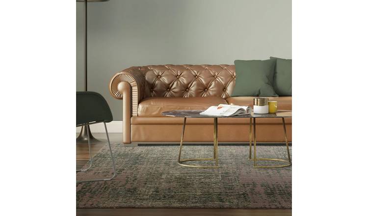 Mega Flooring Green Modern Abstract Rug - 120 x 170cm