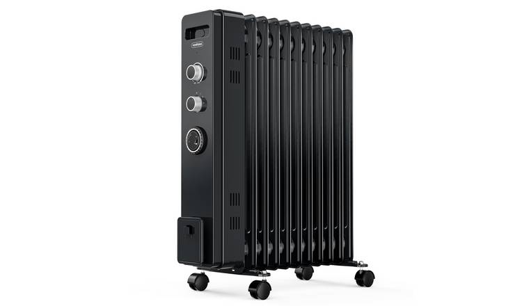 VonHaus 11 Fin 2500W Oil Filled Radiator - Black