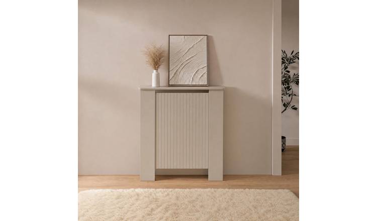 OHS Ribbed Radiator Cover - Stone - Small