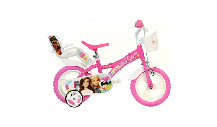 Dino Bikes Barbie 12" Kids Pedal Powered Bike - Pink