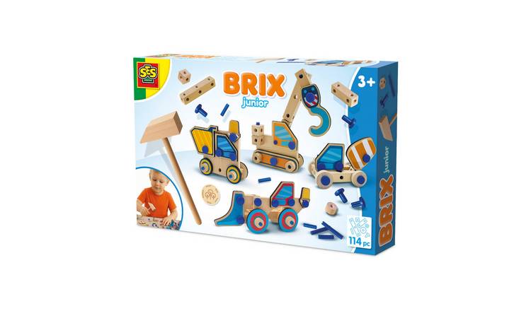 SES Creative Brix Junior Construction Vehicles Building Set