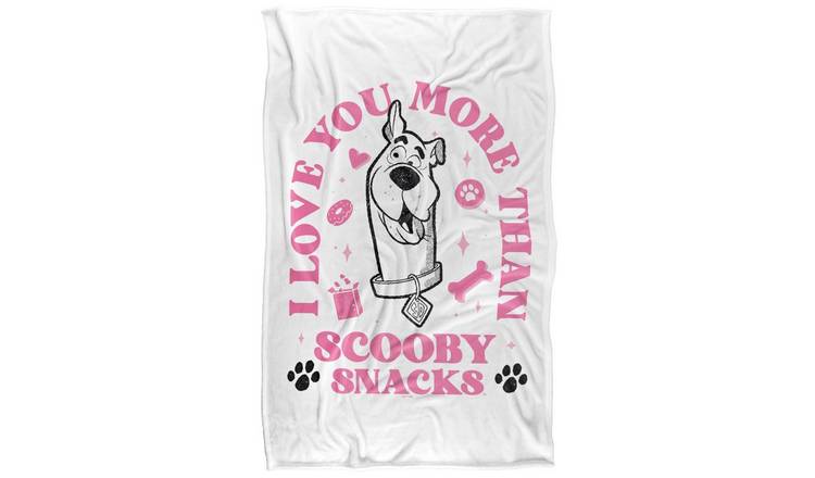 Scooby Doo Scooby Snacks Soft Touch Valentine Blanket - 152cm x 127cm