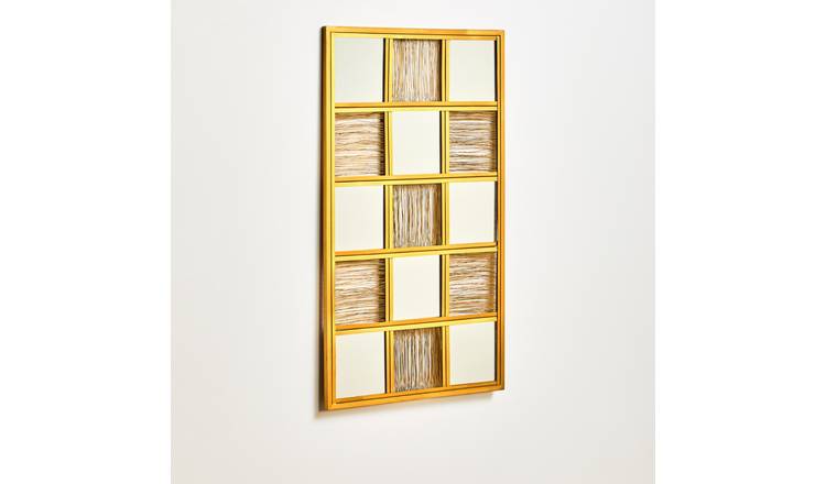 Orsina Enzo Wire Wall Mirror – Gold
