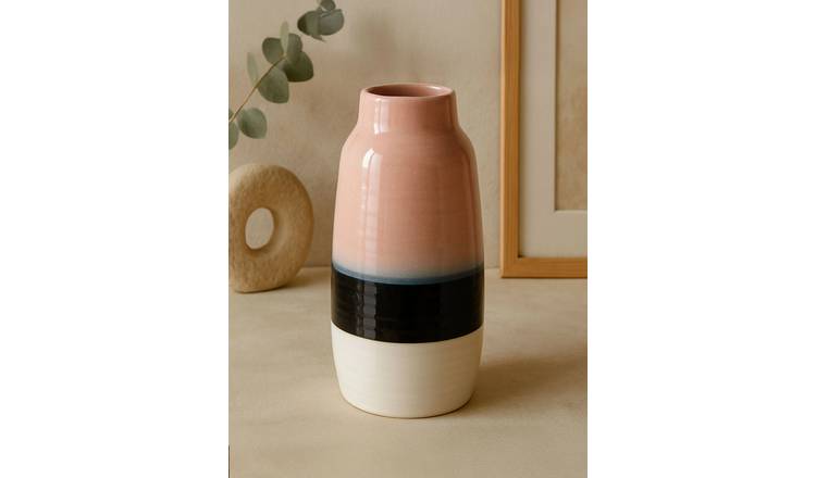 Orsina Caldera Dip Dye Effect Tapered Vase
