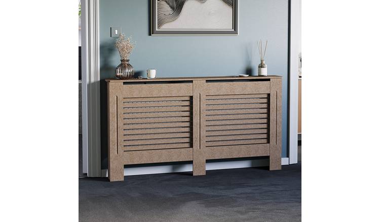 Vida Designs Milton Large Radiator Cover - Brown