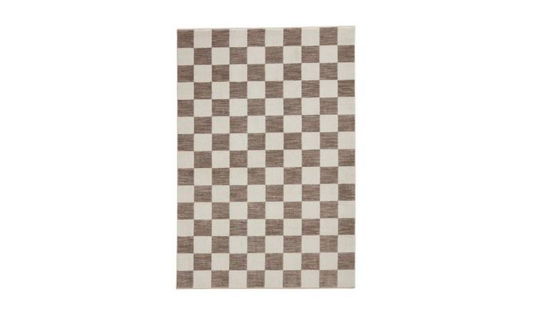 Mega Flooring Grey Modern Geometric Rug - 60 x 120cm