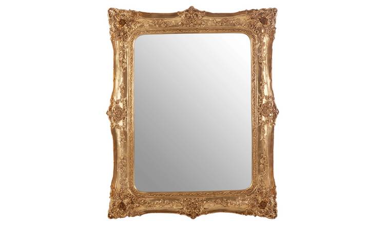 Orsina Marseille Baroque Style Wall Mirror – Gold