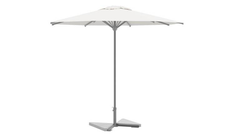 Walplus Pack of 2 Umbrella Weight Plates Granite Triangular 14 kg - Grey