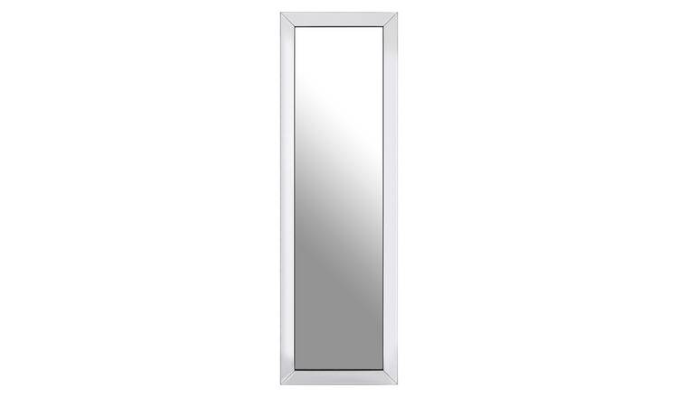 Orsina Avelene Tall Floor Standing Mirror – Silver