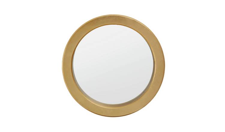 Orsina Matera Round Wall Mirror – Gold