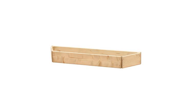 Greena Wooden Wall Planter 120cm, 1 Tier