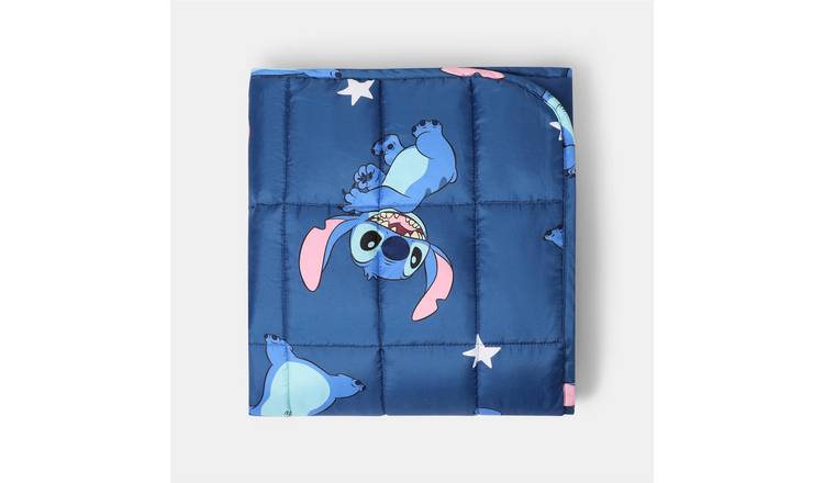 OHS Kids Stitch 3kg Weighted Blanket - 100 x 150cm - Blue