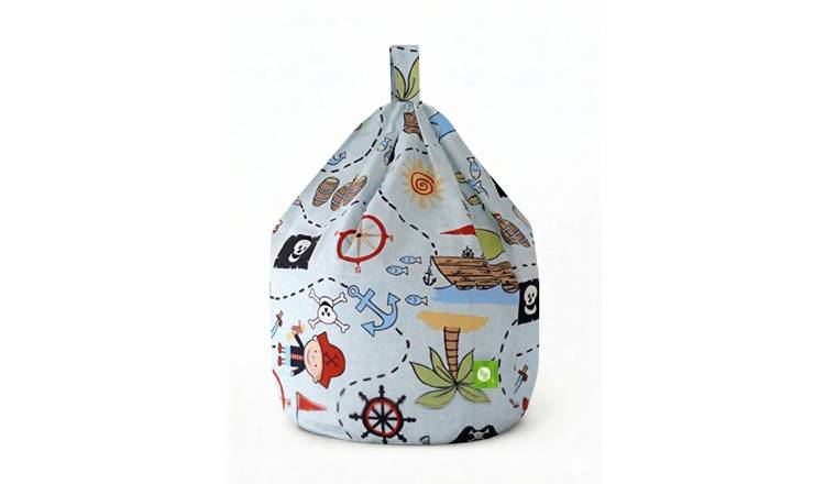 Bean Lazy Pirate Island Cotton Bean Bag Child Size Blue
