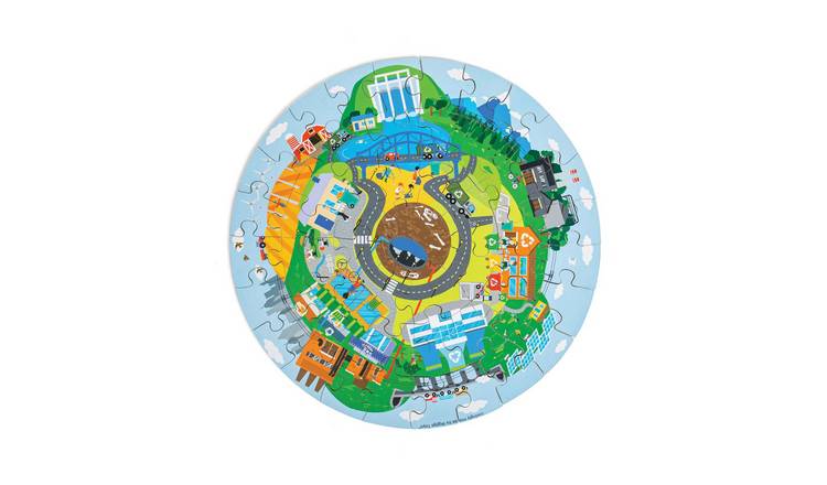 Bigjigs Toys Recycling Circular Floor Puzzle 2 Years +