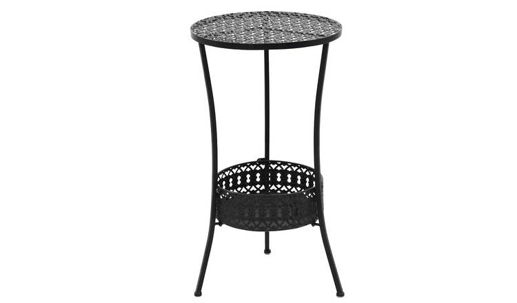 Walplus Metal Table - Black - 40 x 70 cm