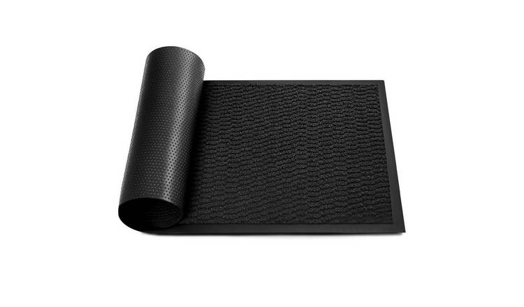 Keplin Washable Non-Slip Indoor and Outdoor Doormat 40 x 60cm - Anthracite