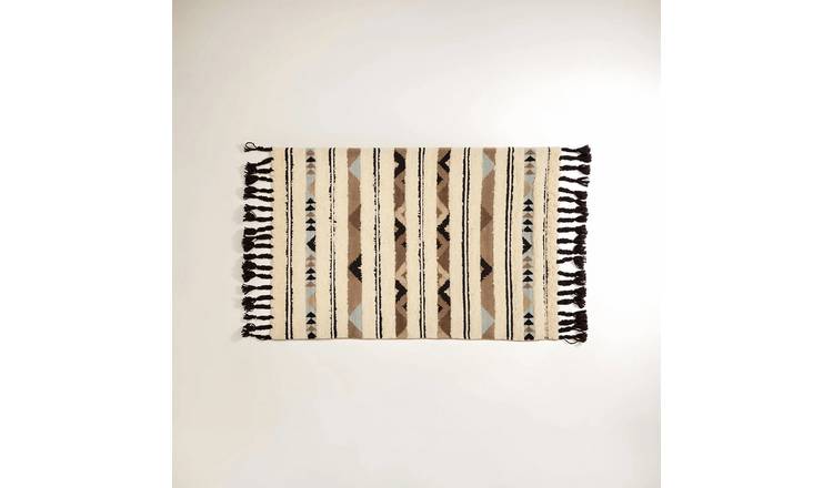 Orsina Cream and Black Bosie Jango Tribal Rug - 120 x 180cm