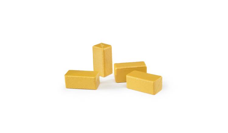 Bruder 1:16 4 Block Hay Bales Set - Ochre