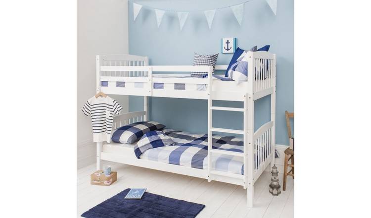 Noa & Nani Brighton Bunk Bed With 2 Single Beds - White