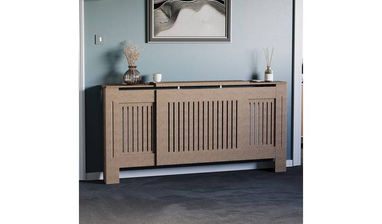 Vida Designs Chelsea Adjustable Radiator Cover - Brown