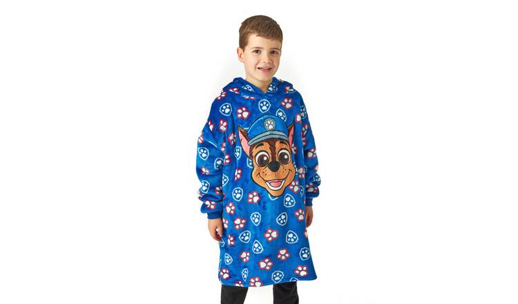Paw Patrol Kids Boys Blanket Hoodie 3-5 Years - Blue