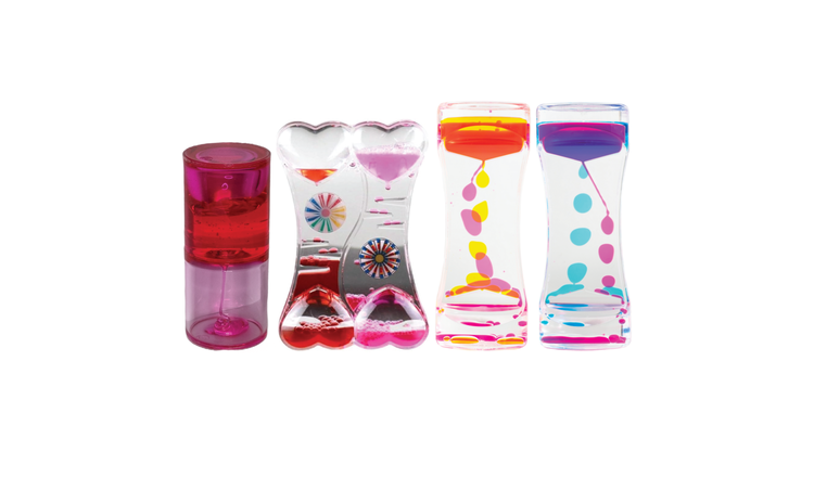 VIRTUENITY Pink Sensory Timer Bundle - 4 Pack