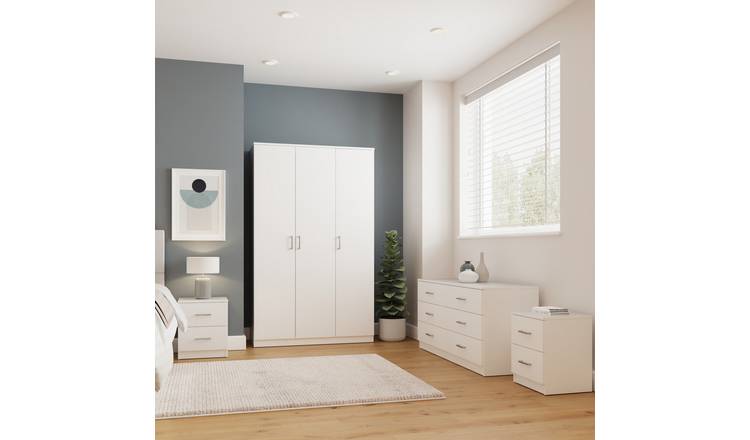 GFW Bailey 4 Piece Bedroom Set - White