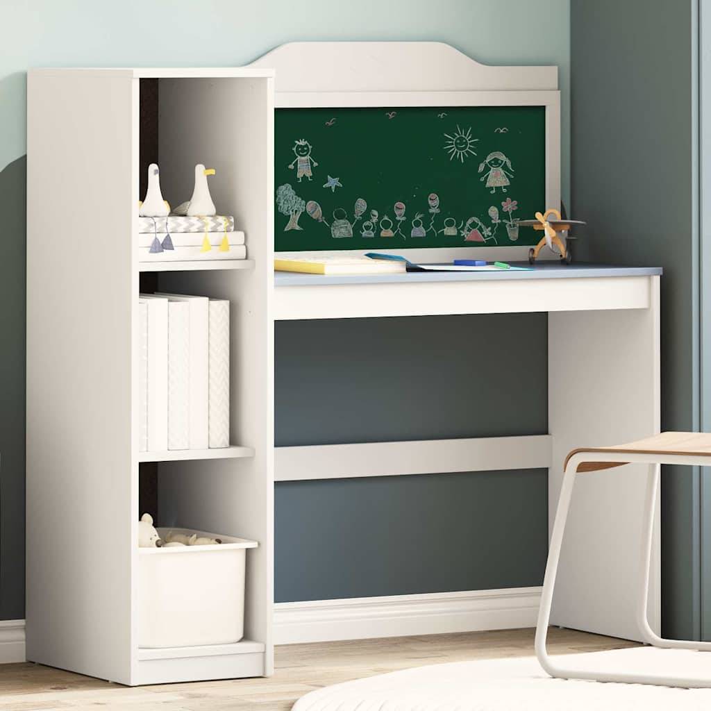 Walplus ROROS Wood Kids Storage Desk - White - 120 x 45 x 118.5 cm - Image 1