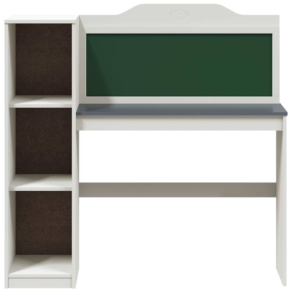 Walplus ROROS Wood Kids Storage Desk - White - 120 x 45 x 118.5 cm - Image 5