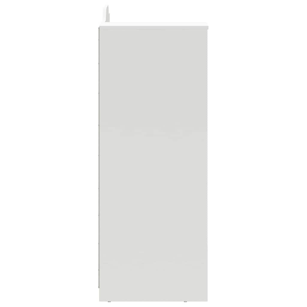Walplus ROROS Wood Kids Storage Desk - White - 120 x 45 x 118.5 cm - Image 6