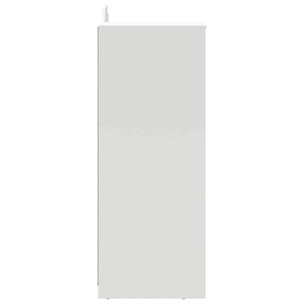 Walplus ROROS Wood Kids Storage Desk - White - 120 x 45 x 118.5 cm - Image 6