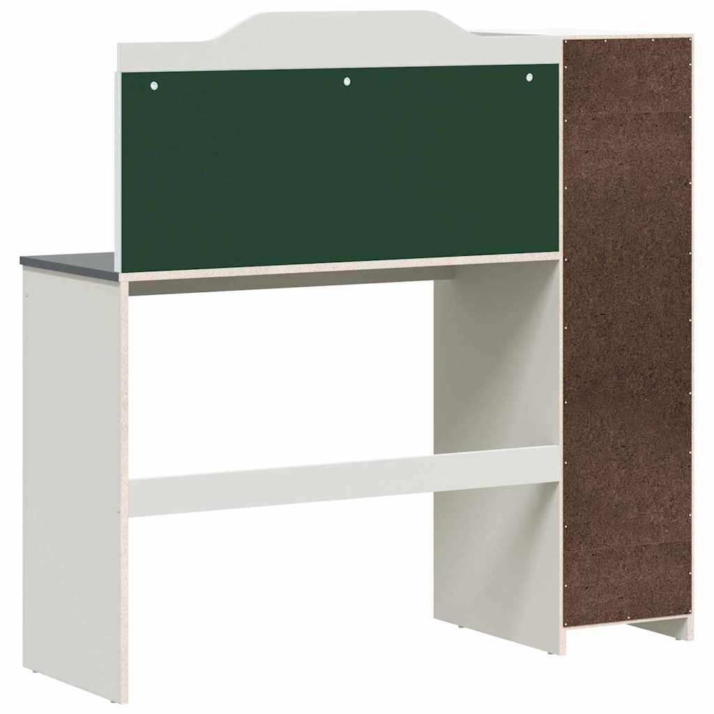 Walplus ROROS Wood Kids Storage Desk - White - 120 x 45 x 118.5 cm - Image 7