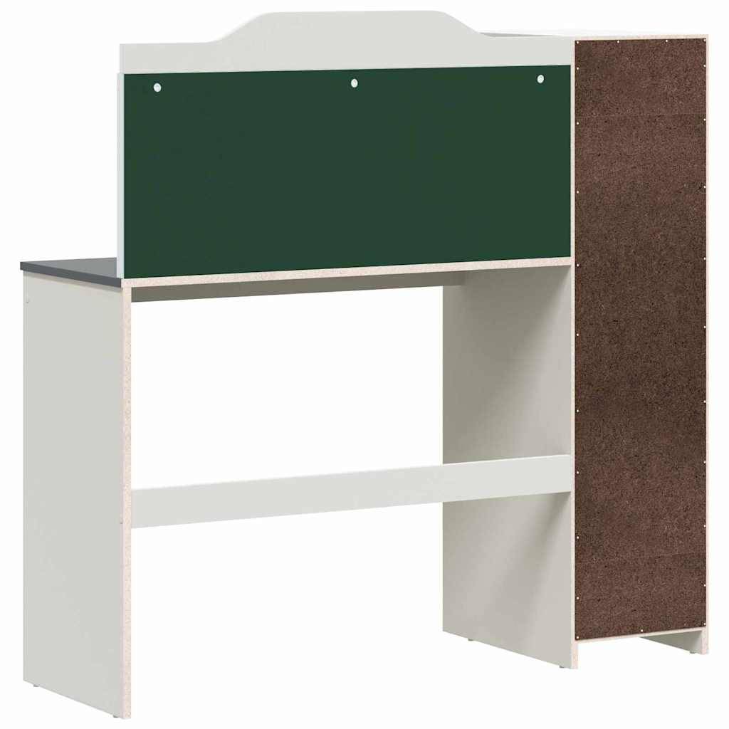 Walplus ROROS Wood Kids Storage Desk - White - 120 x 45 x 118.5 cm - Image 7