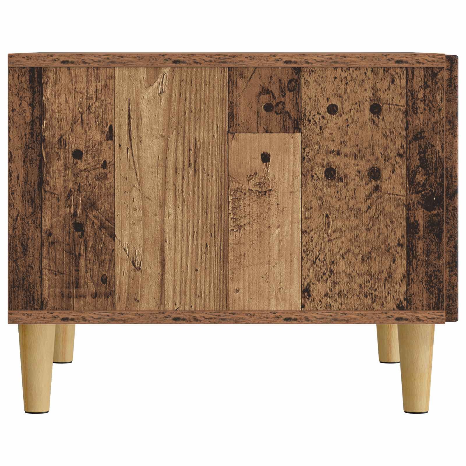 Walplus Engineered Wood Coffee Table - Old wood - 49 x 50 x 40 cm - Image 5