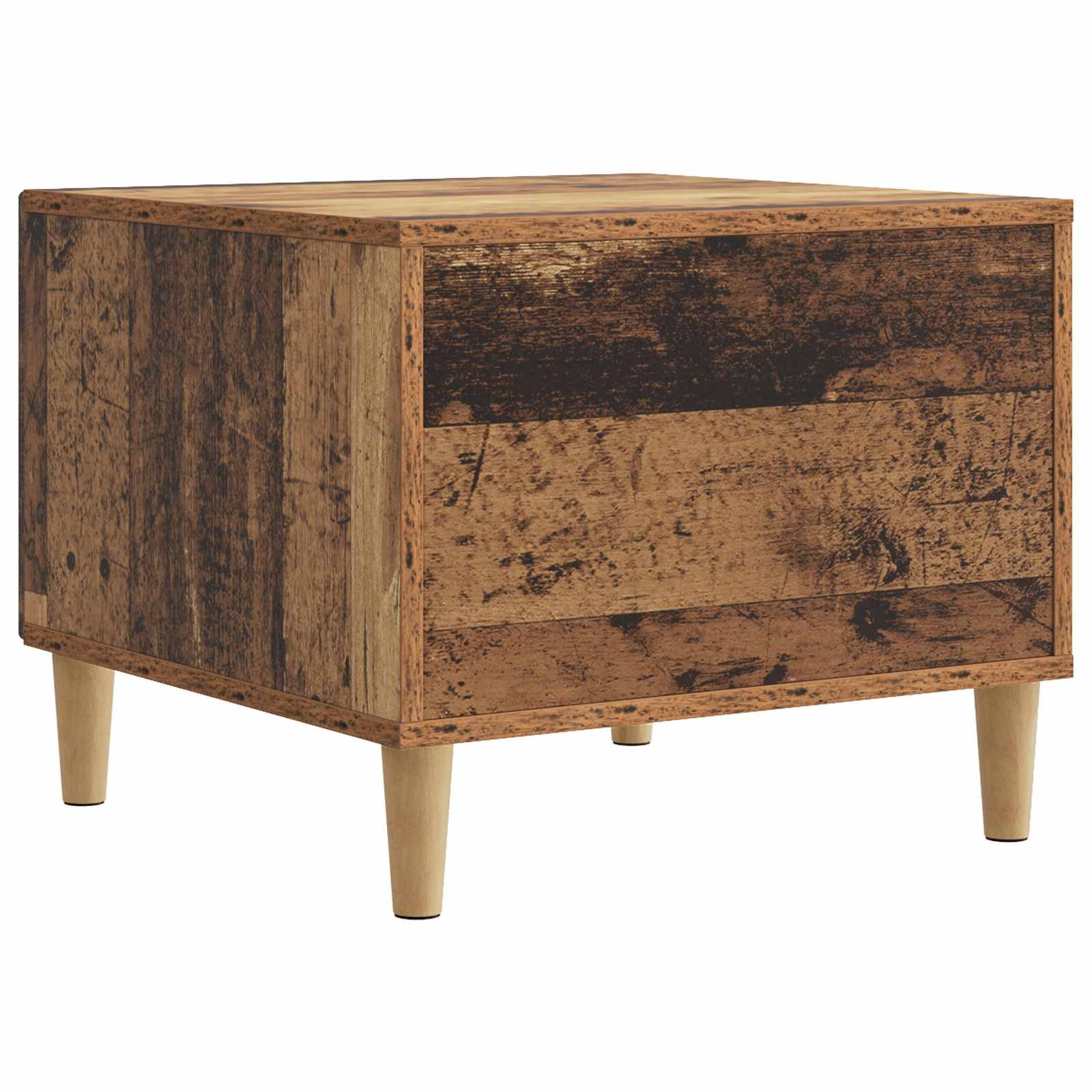 Walplus Engineered Wood Coffee Table - Old wood - 49 x 50 x 40 cm - Image 6