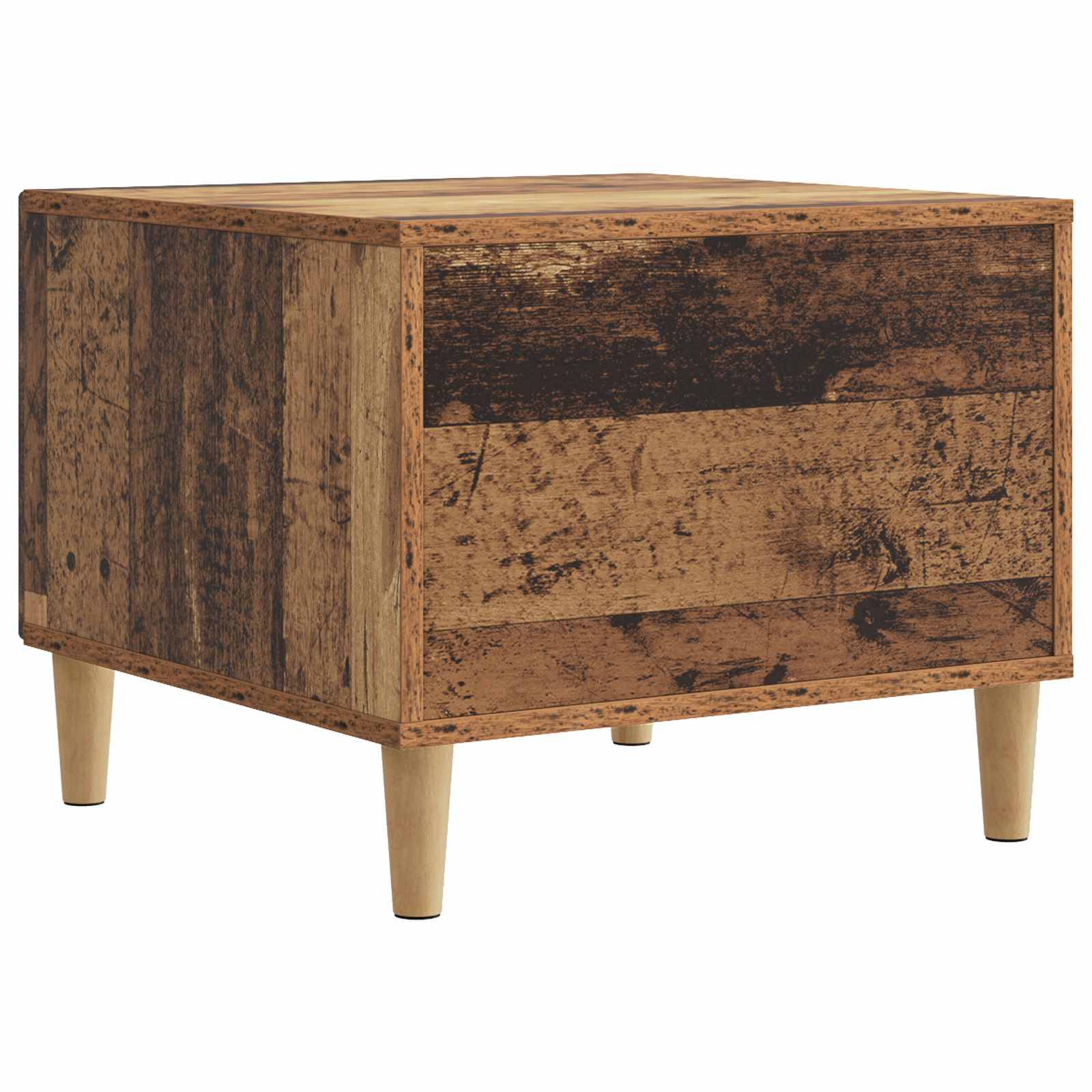 Walplus Engineered Wood Coffee Table - Old wood - 49 x 50 x 40 cm - Image 6