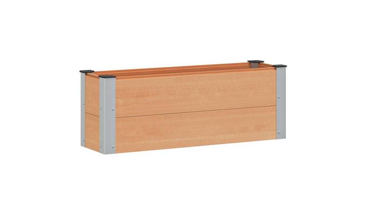 Walplus Raised Garden Bed - Brown - 100 x 30 x 36 cm