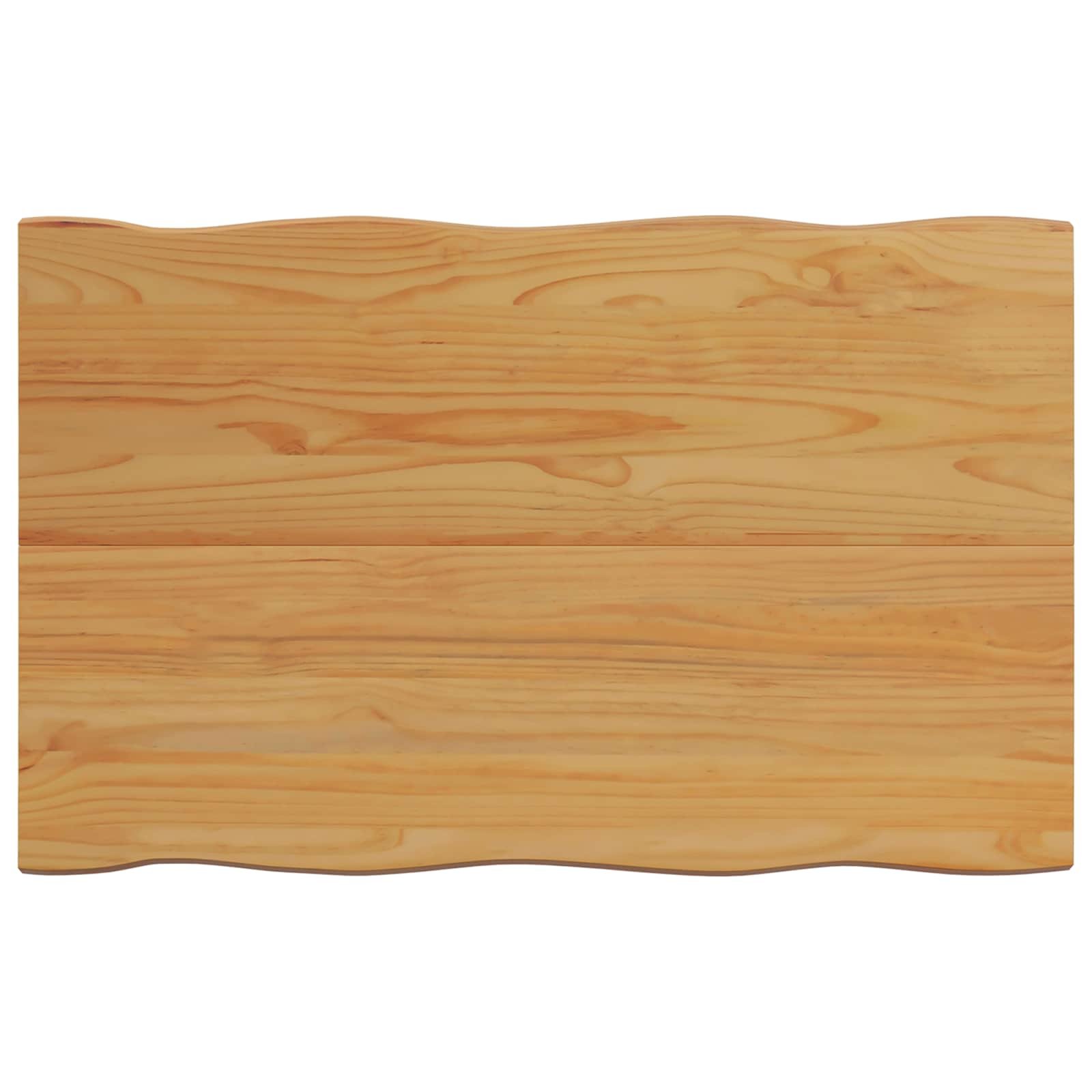 Walplus Solid Pine Dining Table - White - 112 x 70 x 76.5 cm - Image 6