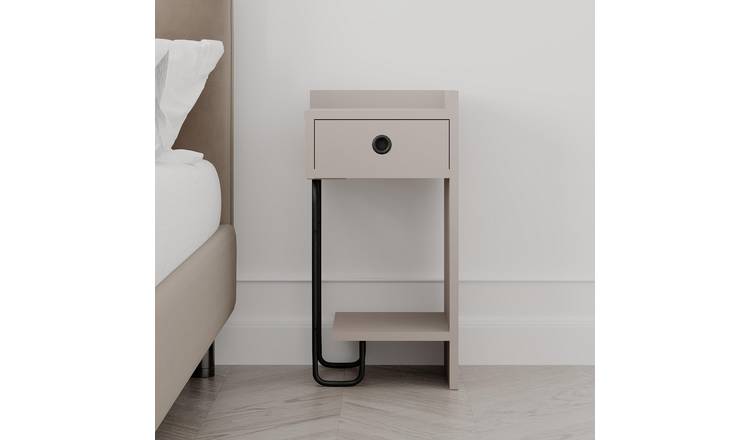 Decortie SiriusRight Module Particleboard Bedside Table - Mocha