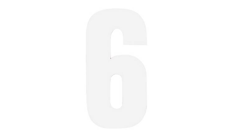 Securit 6 Bin Number Pack of 2 - White